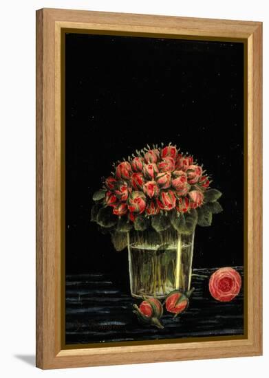 Bunch of Roses-Henri Rousseau-Framed Stretched Canvas