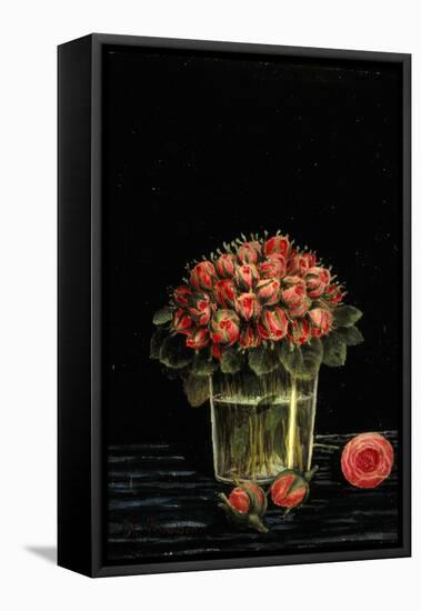 Bunch of Roses-Henri Rousseau-Framed Stretched Canvas