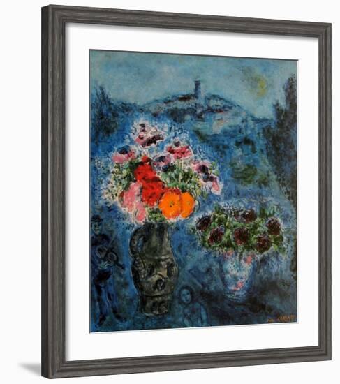 Bunch of Violets-Marc Chagall-Framed Art Print