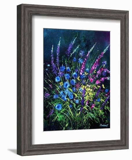 Bunch of wild flowers-Pol Ledent-Framed Art Print