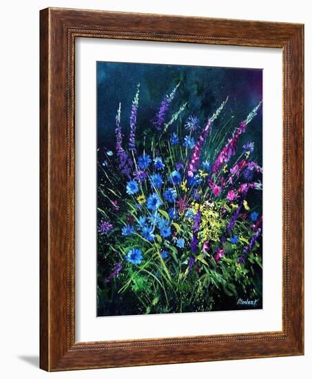 Bunch of wild flowers-Pol Ledent-Framed Art Print