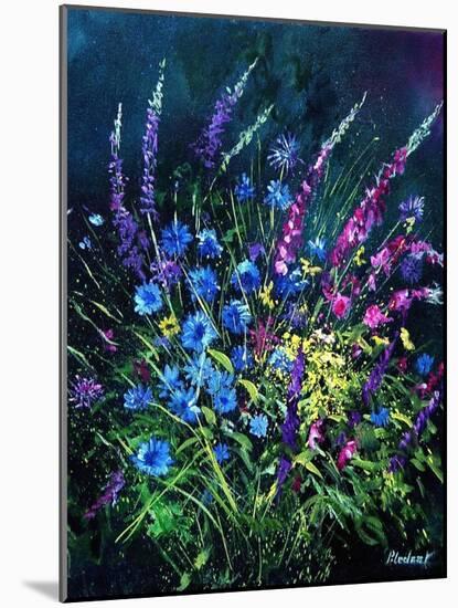 Bunch of wild flowers-Pol Ledent-Mounted Art Print