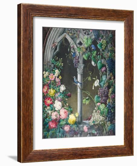 Bunches of Roses-Eugene Joseph Prevost-Framed Giclee Print