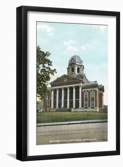 Buncombe County Courthouse, Asheville-null-Framed Art Print