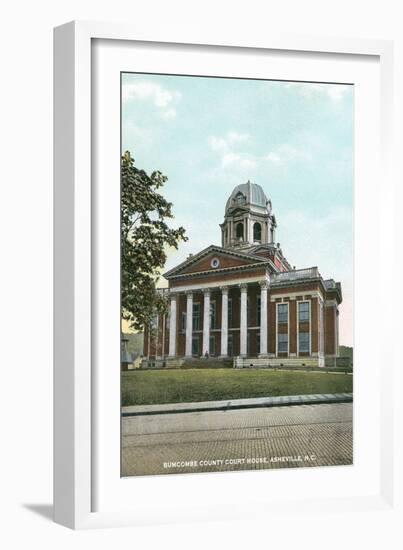 Buncombe County Courthouse, Asheville-null-Framed Art Print