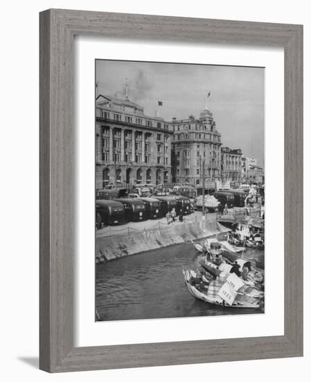 Bund from Jetty Area-Carl Mydans-Framed Photographic Print