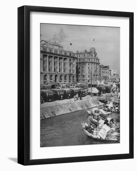 Bund from Jetty Area-Carl Mydans-Framed Photographic Print