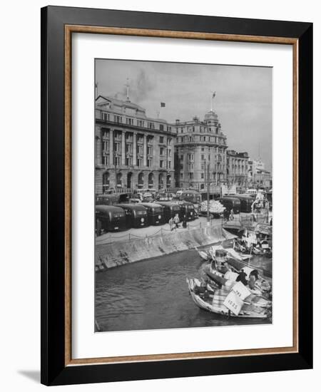 Bund from Jetty Area-Carl Mydans-Framed Photographic Print