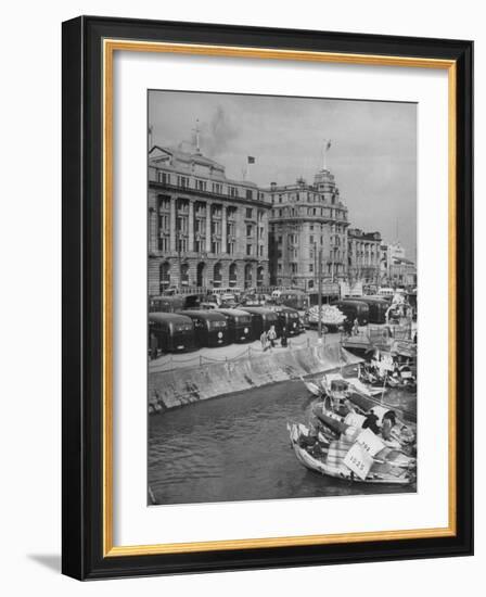 Bund from Jetty Area-Carl Mydans-Framed Photographic Print