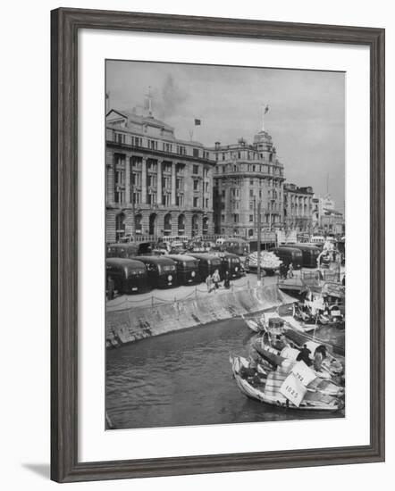 Bund from Jetty Area-Carl Mydans-Framed Photographic Print