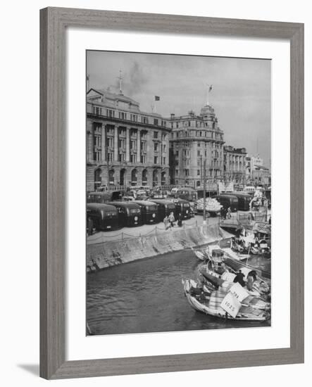 Bund from Jetty Area-Carl Mydans-Framed Photographic Print