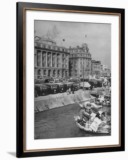 Bund from Jetty Area-Carl Mydans-Framed Photographic Print