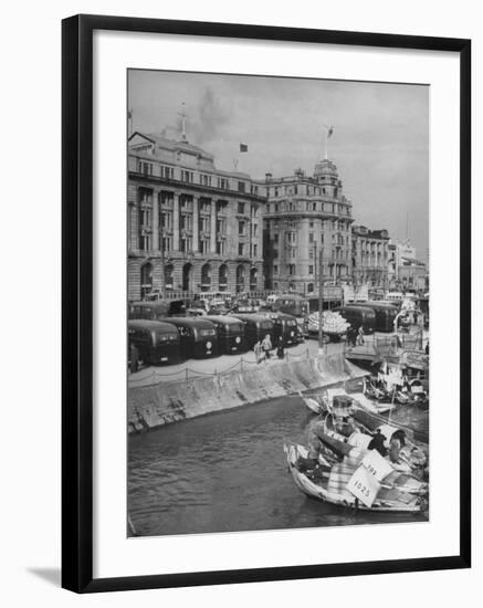 Bund from Jetty Area-Carl Mydans-Framed Photographic Print