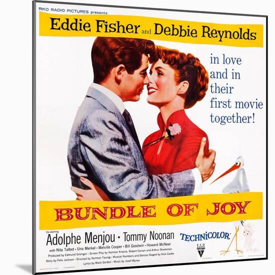 Bundle of Joy, Eddie Fisher, Debbie Reynolds, 1956-null-Mounted Art Print