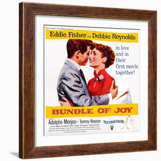 Bundle of Joy, Eddie Fisher, Debbie Reynolds, 1956-null-Framed Premium Giclee Print