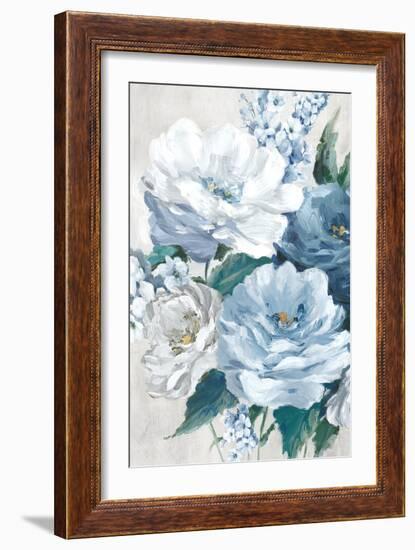 Bundles of Blue I-Alex Black-Framed Art Print