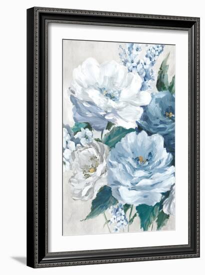 Bundles of Blue I-Alex Black-Framed Art Print