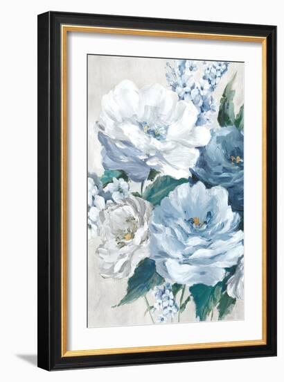 Bundles of Blue I-Alex Black-Framed Art Print