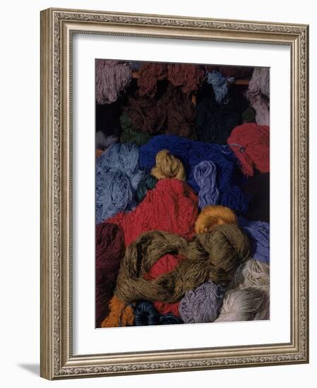 Bundles of Yarn by Textile Designer Dorothy Liebes-Charles E^ Steinheimer-Framed Photographic Print