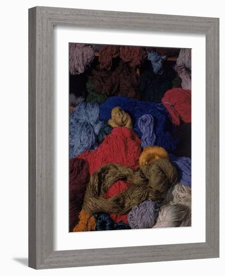 Bundles of Yarn by Textile Designer Dorothy Liebes-Charles E^ Steinheimer-Framed Photographic Print