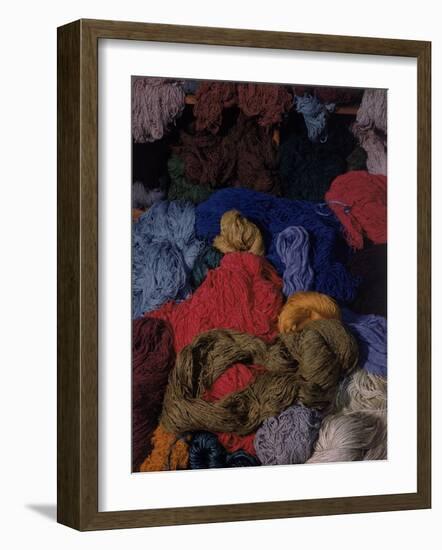 Bundles of Yarn by Textile Designer Dorothy Liebes-Charles E^ Steinheimer-Framed Photographic Print