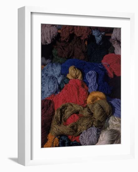 Bundles of Yarn by Textile Designer Dorothy Liebes-Charles E^ Steinheimer-Framed Photographic Print