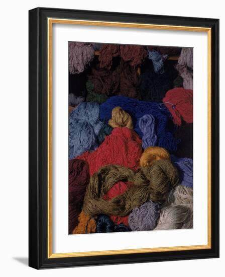 Bundles of Yarn by Textile Designer Dorothy Liebes-Charles E^ Steinheimer-Framed Photographic Print