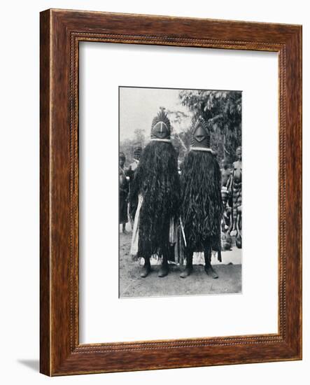 Bundu 'devil dancers', Sierra Leone, 1912-Cecil H Firmin-Framed Photographic Print