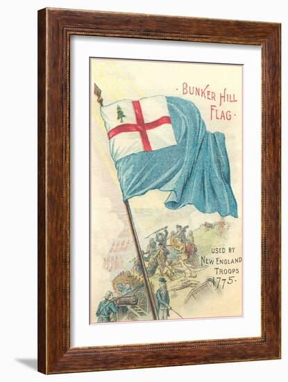 Bunker Hill Flag-null-Framed Art Print