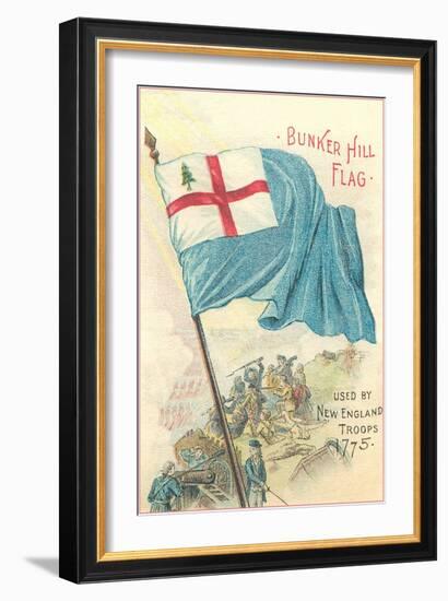 Bunker Hill Flag-null-Framed Art Print