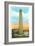 Bunker Hill Monument, Charlestown, Mass.-null-Framed Art Print