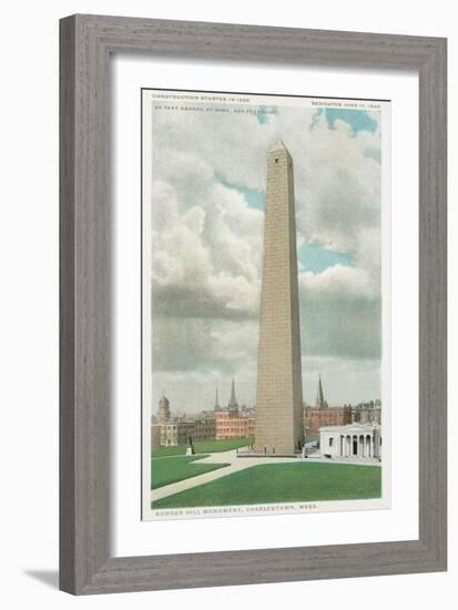 Bunker Hill Monument, Charlestown-null-Framed Art Print