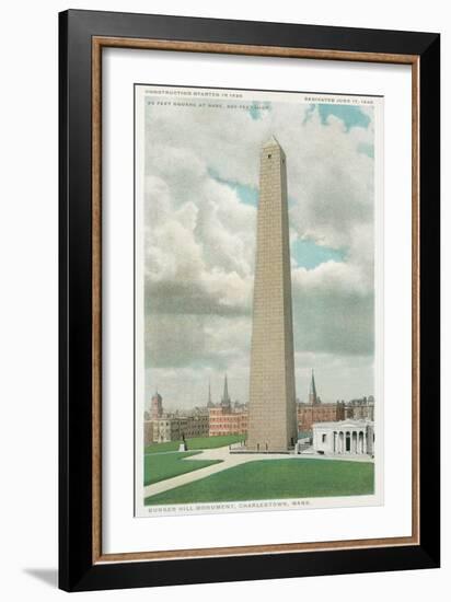 Bunker Hill Monument, Charlestown-null-Framed Art Print