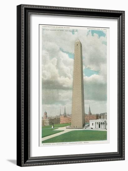 Bunker Hill Monument, Charlestown-null-Framed Art Print