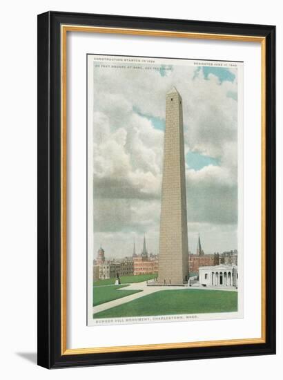 Bunker Hill Monument, Charlestown-null-Framed Art Print