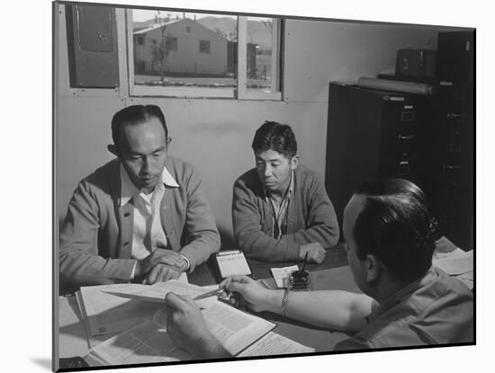 Bunkichi Hayashi, project attorney, Manzanar Relocation Center, 1943-Ansel Adams-Mounted Photographic Print