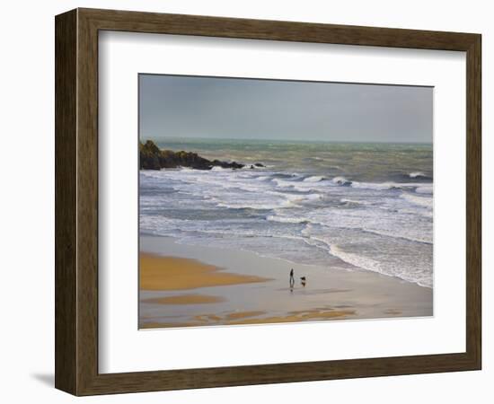 Bunmahon Strand, the Copper Coast, County Waterford, Ireland-null-Framed Photographic Print