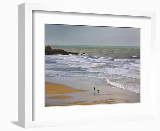 Bunmahon Strand, the Copper Coast, County Waterford, Ireland-null-Framed Photographic Print