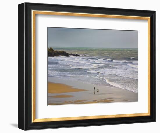 Bunmahon Strand, the Copper Coast, County Waterford, Ireland-null-Framed Photographic Print