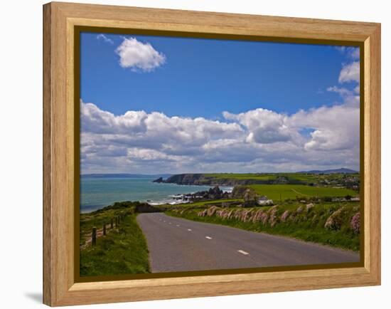 Bunmahon Village, Copper Coast, County Waterford, Ireland-null-Framed Premier Image Canvas
