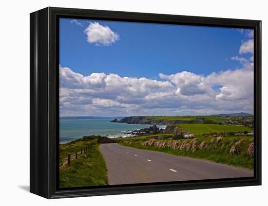 Bunmahon Village, Copper Coast, County Waterford, Ireland-null-Framed Premier Image Canvas