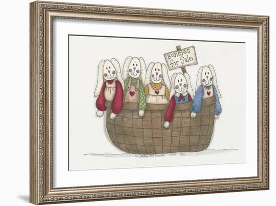 Bunnies for Sale 2-Debbie McMaster-Framed Giclee Print