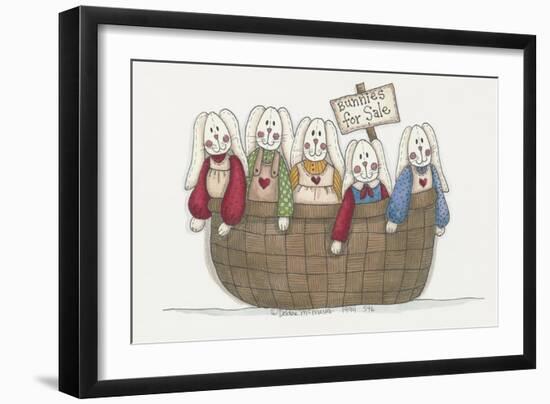 Bunnies for Sale 2-Debbie McMaster-Framed Giclee Print