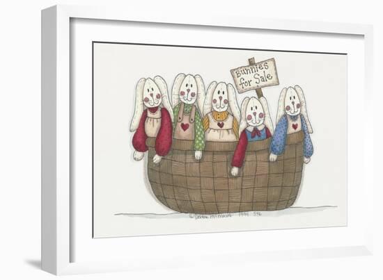 Bunnies for Sale 2-Debbie McMaster-Framed Giclee Print