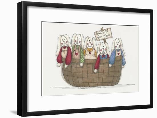 Bunnies for Sale 2-Debbie McMaster-Framed Giclee Print