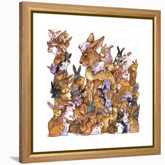 Bunnies-Wendy Edelson-Framed Premier Image Canvas