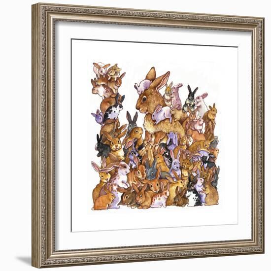 Bunnies-Wendy Edelson-Framed Giclee Print