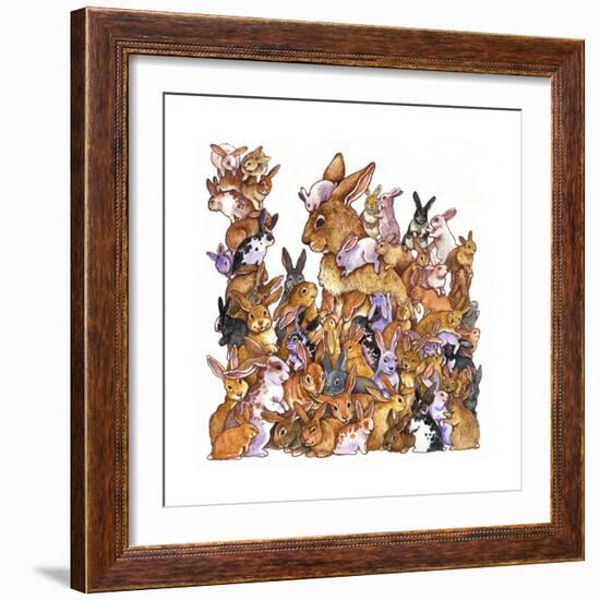 Bunnies-Wendy Edelson-Framed Giclee Print