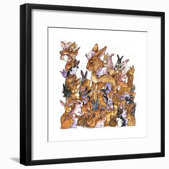 Bunnies-Wendy Edelson-Framed Giclee Print
