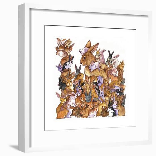 Bunnies-Wendy Edelson-Framed Giclee Print